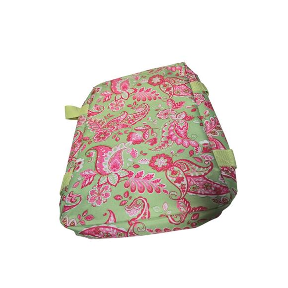 Green and pink picnic bag - Picture 3 of 9
